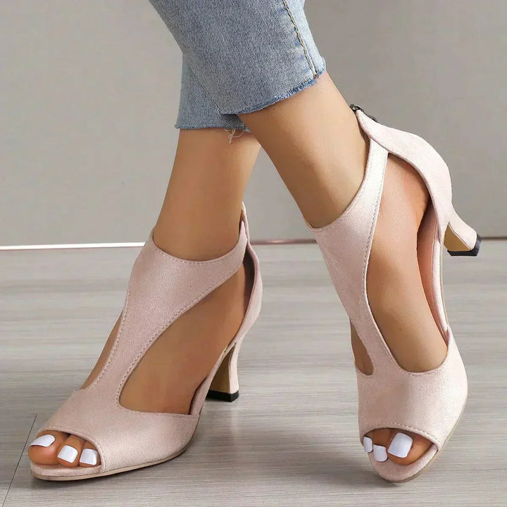 Moira™ - Zip-Up High Heel Sandals