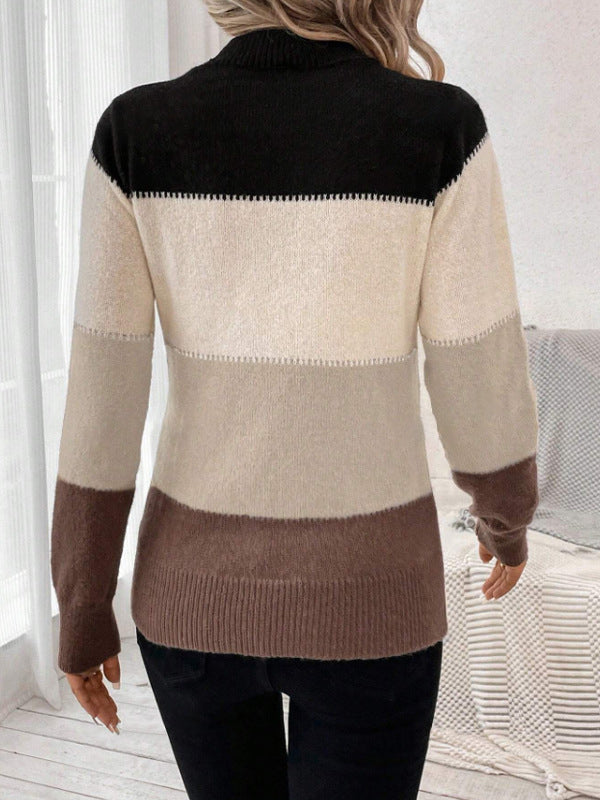 Zoey™ - Colorblock Knit Pullover