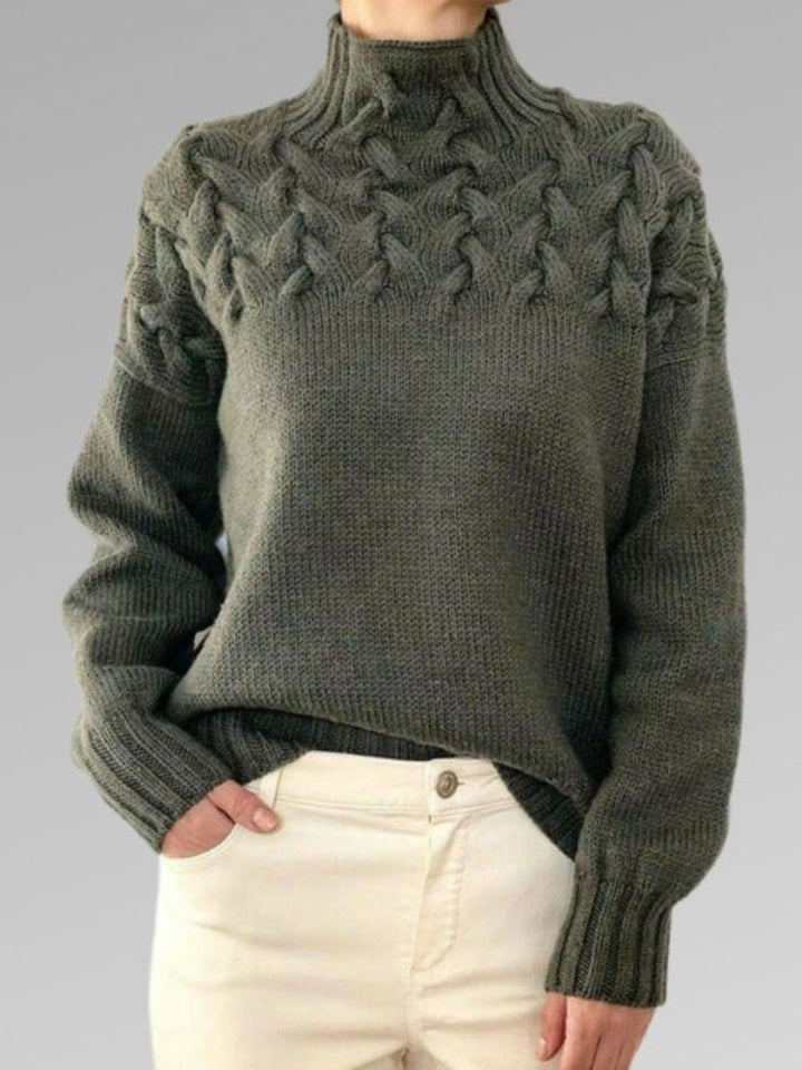 Margaret™ - Cozy Cable Knit Sweater