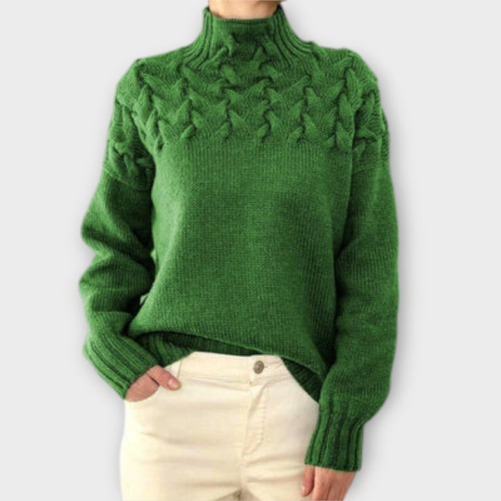 Eva™ - Cozy Chunky Cable Knit Sweater for Women