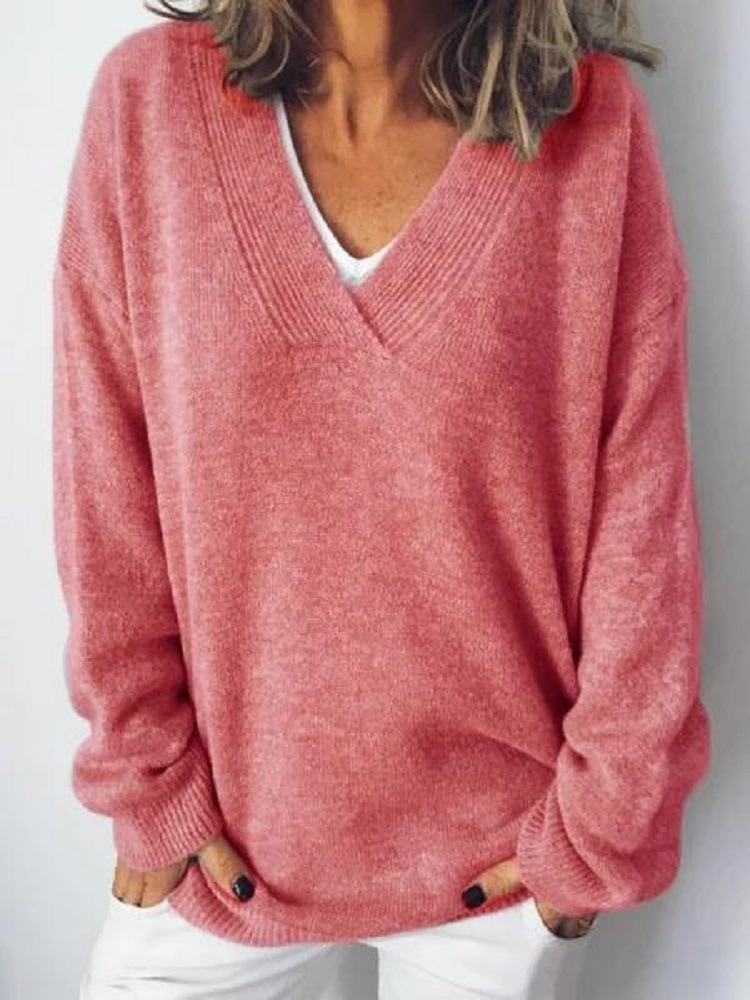 Monika™ - V-Neck Cashmere Sweater