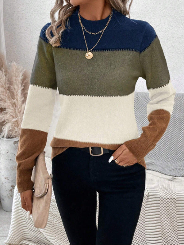 Zoey™ - Colorblock Knit Pullover