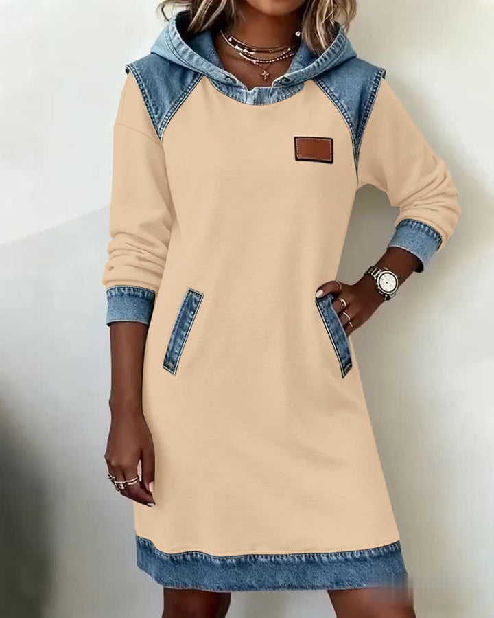 Niva™ - Chic Hooded Dress with a Versatile Design