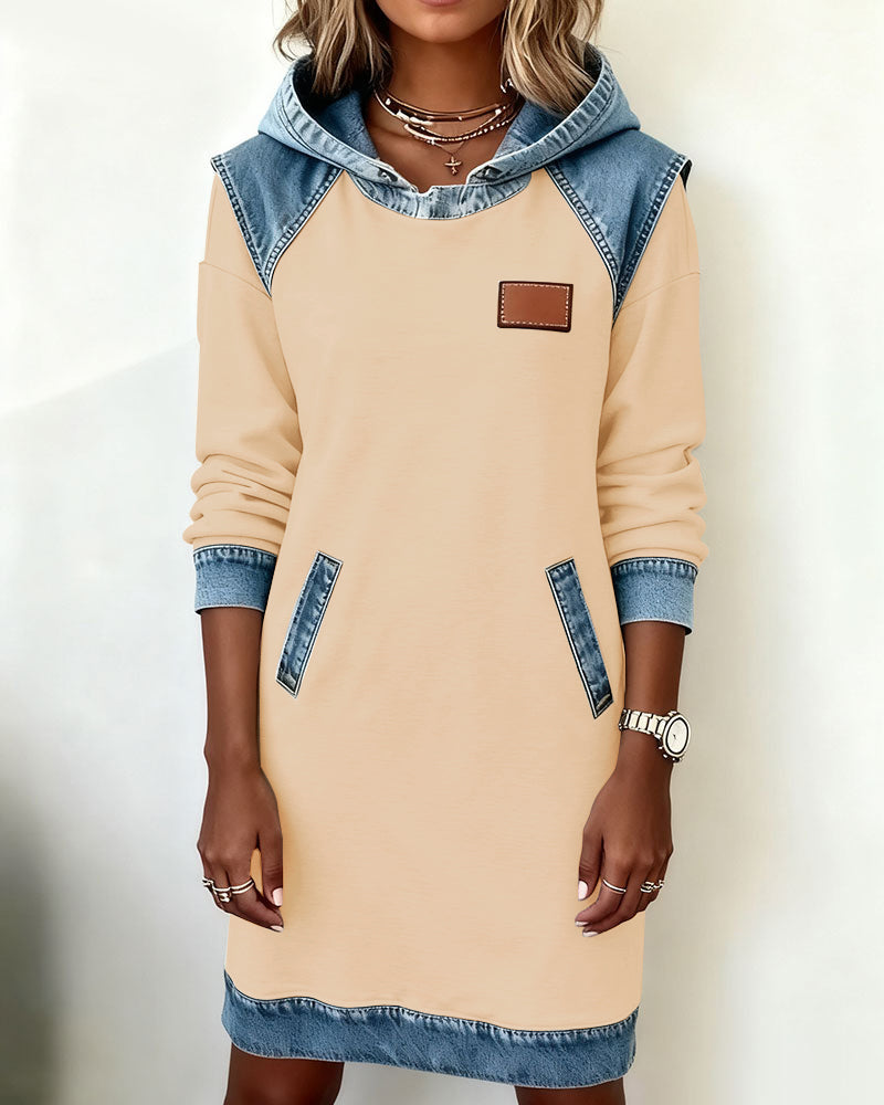 Niva™ - Chic Hooded Dress with a Versatile Design