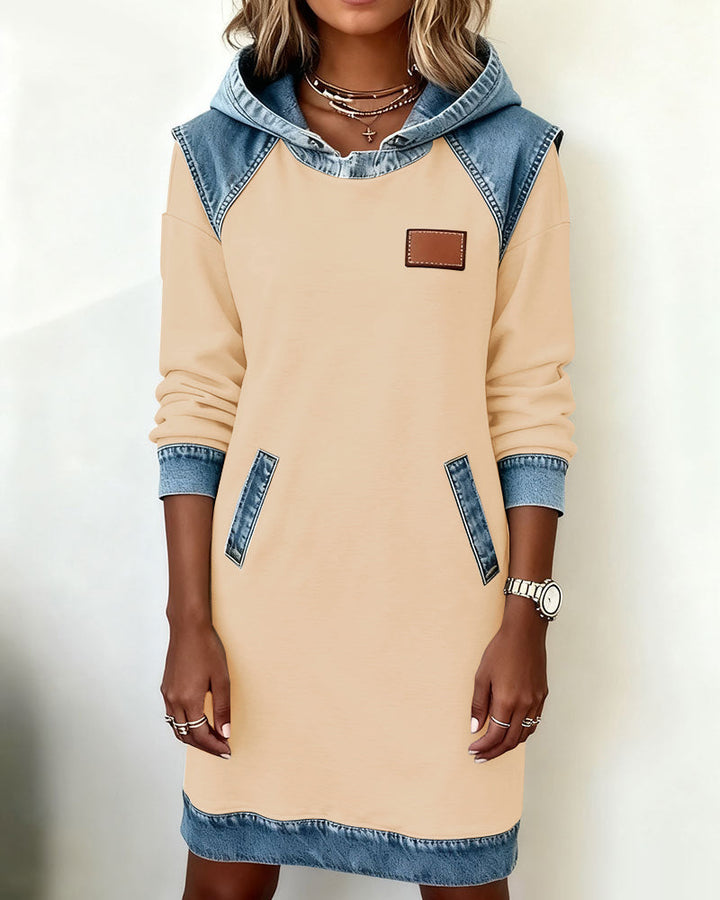 Niva™ - Chic Hooded Dress with a Versatile Design