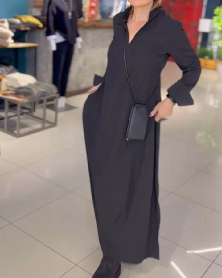 Vayla™ - Elegant Maxi Dress with Side Slits