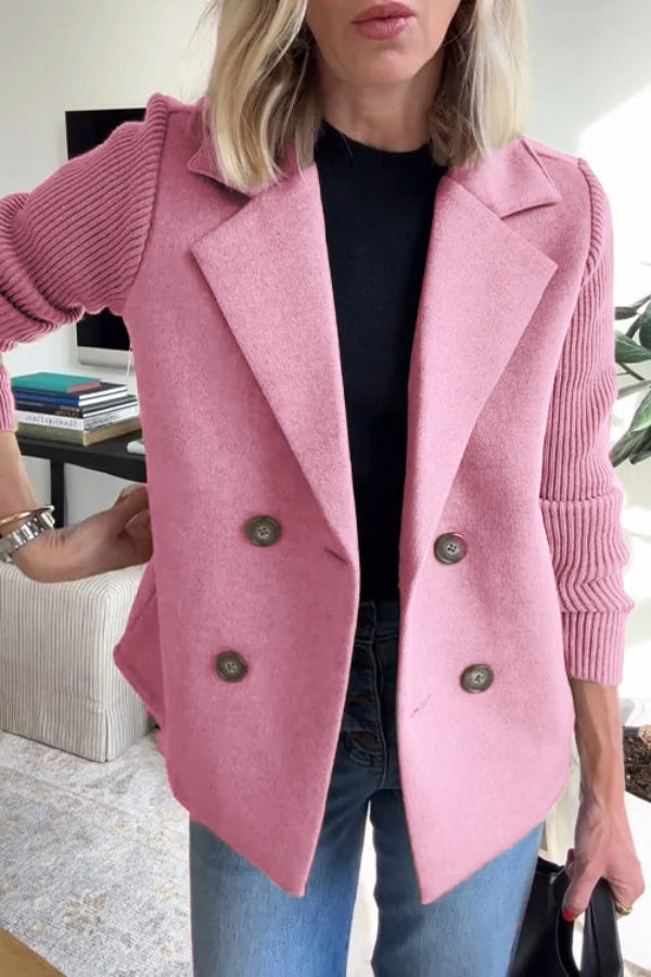 Sorelle™ - Chic Knit-Sleeve Jacket