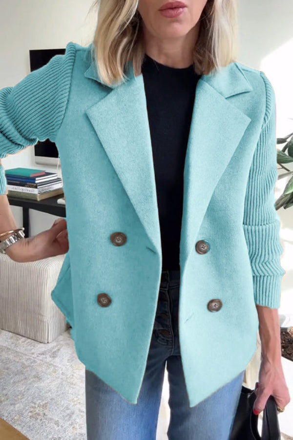 Sorelle™ - Chic Knit-Sleeve Jacket