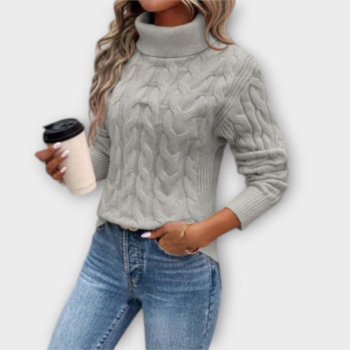 Amelia™ - Stylish Knit Roll Neck Sweater