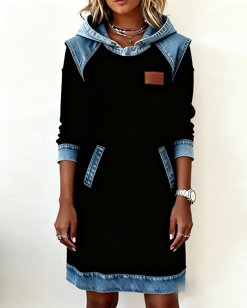 Niva™ - Chic Hooded Dress with a Versatile Design
