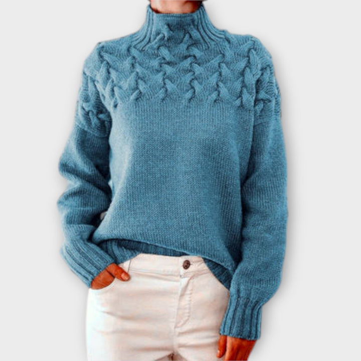 Eva™ - Cozy Chunky Cable Knit Sweater for Women