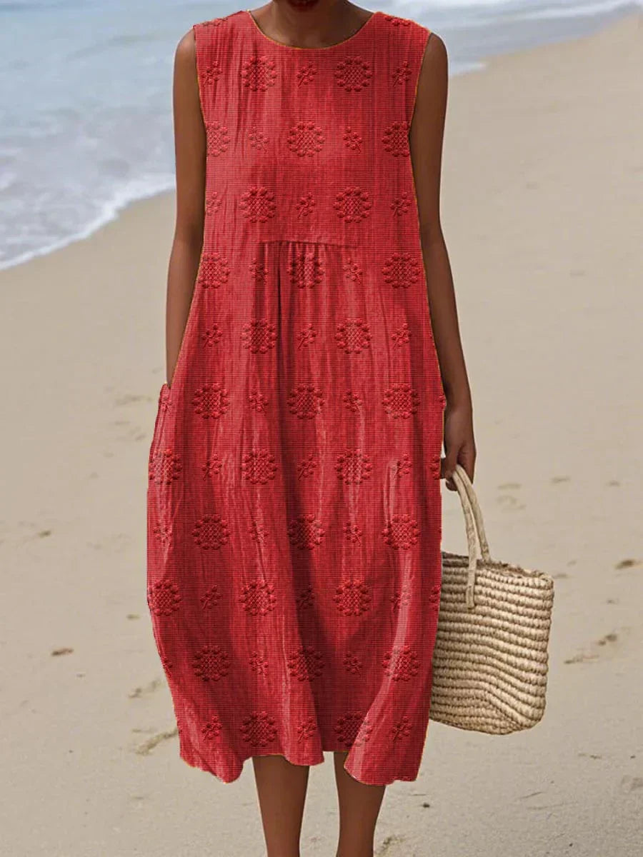 Anne™ - Easygoing Sleeveless Pocket Dress