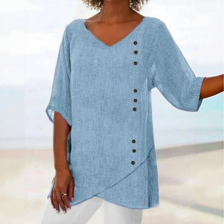 Alva™ - Easygoing Asymmetrical Blouse