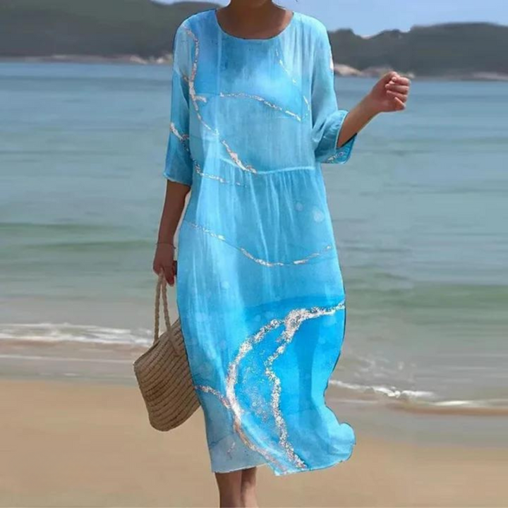 Miranda™ - Graceful Floral Maxi Dress