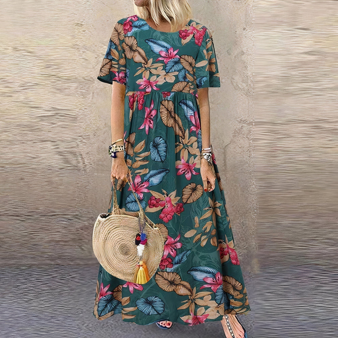Isla™ - Elegant Floral Dress for Comfort
