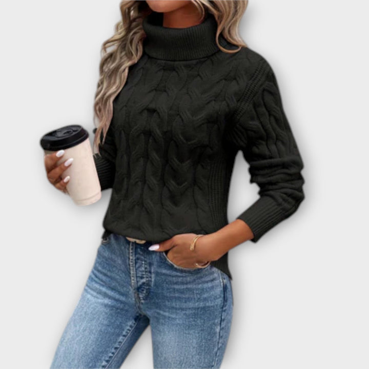 Amelia™ - Stylish Knit Roll Neck Sweater