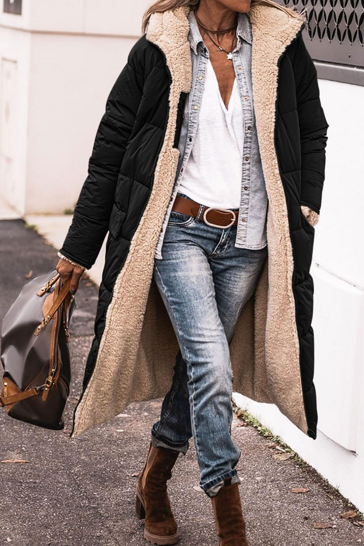 Johna™ - Deluxe Reversible Sherpa Coat