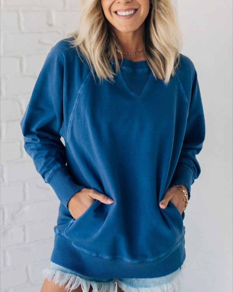 VIOLA™ - Cozy Ribbed Sweater with Pockets
