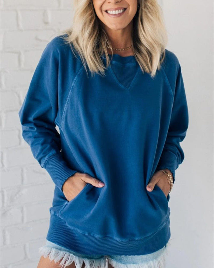 VIOLA™ - Cozy Ribbed Sweater with Pockets
