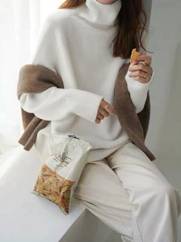 Heather™ - Snug Turtleneck Sweater