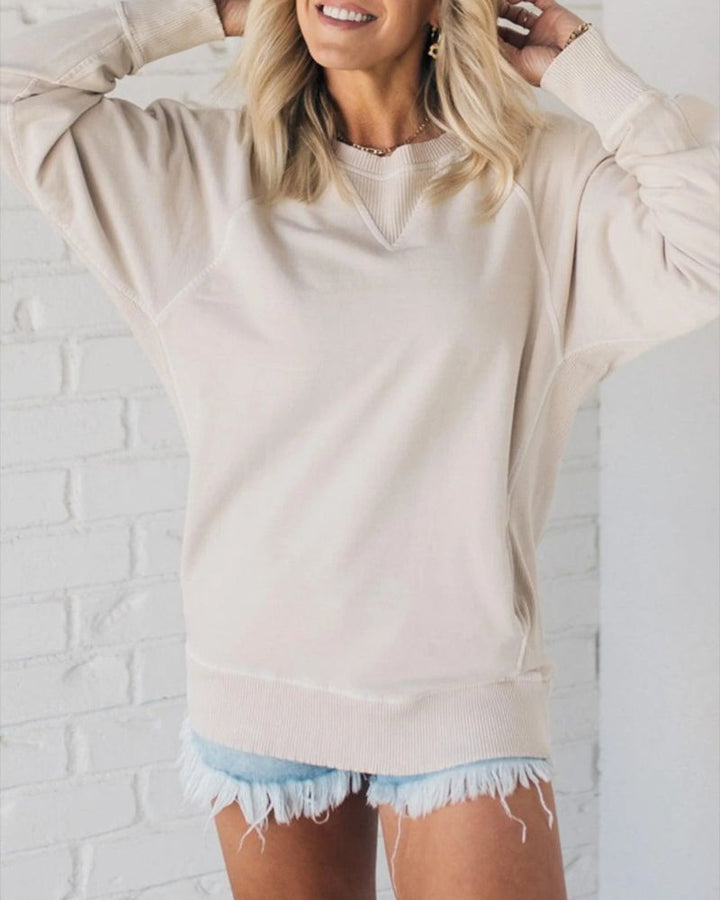 VIOLA™ - Cozy Ribbed Sweater with Pockets