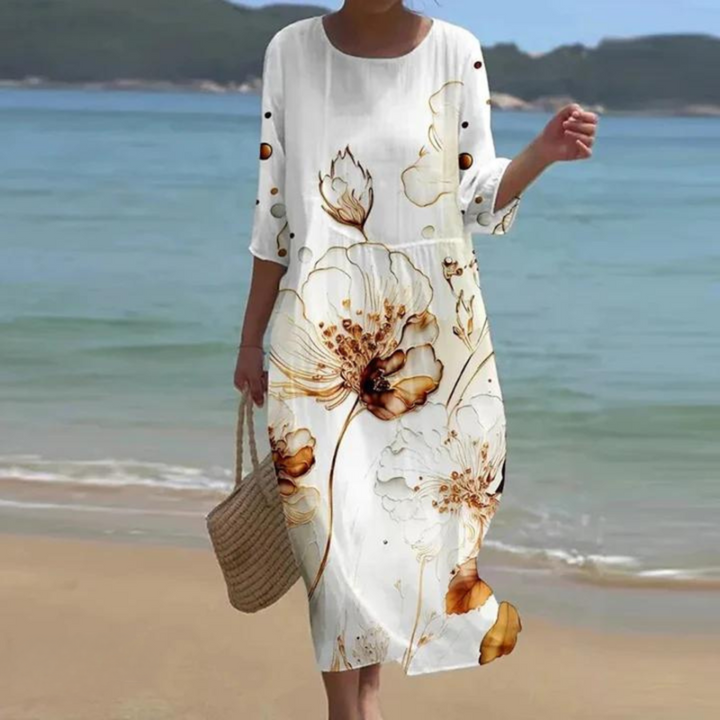 Miranda™ - Graceful Floral Maxi Dress