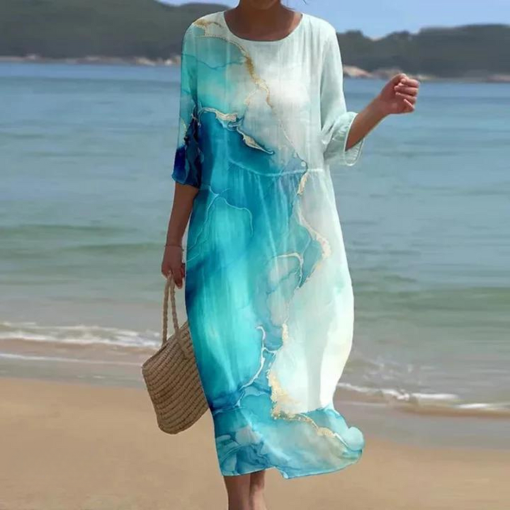Miranda™ - Graceful Floral Maxi Dress
