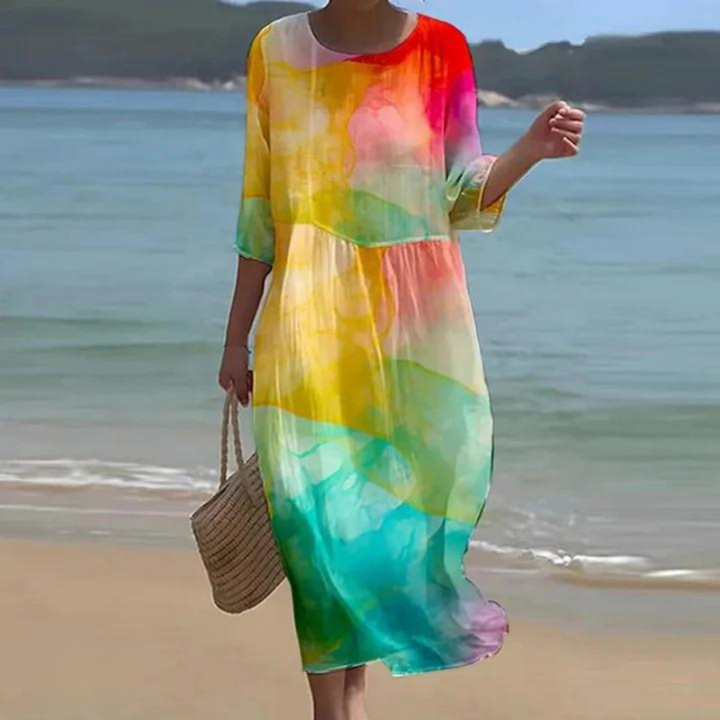Miranda™ - Graceful Floral Maxi Dress