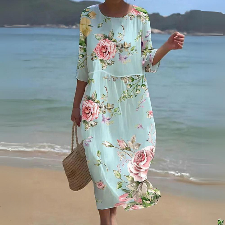 Miranda™ - Graceful Floral Maxi Dress