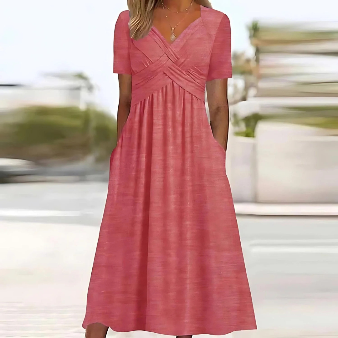 Emily™ - Chic Dress with Flattering Tummy Coverage