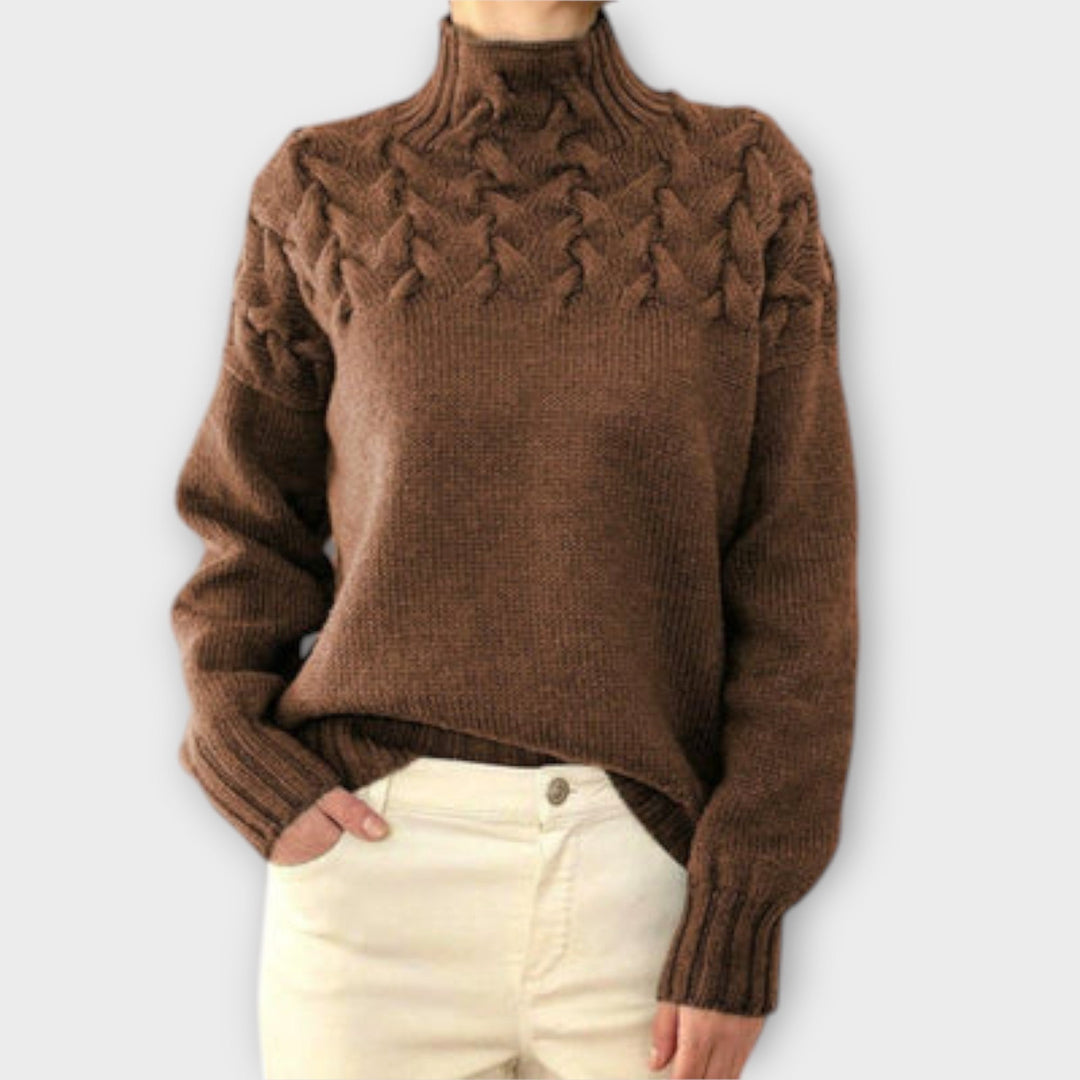 Eva™ - Cozy Chunky Cable Knit Sweater for Women