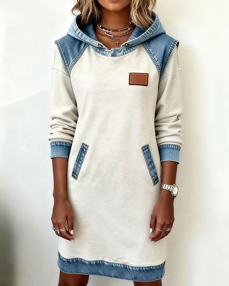 Niva™ - Chic Hooded Dress with a Versatile Design