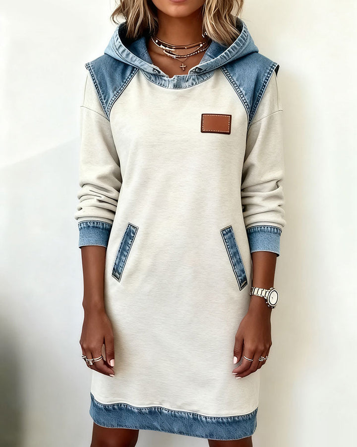 Niva™ - Chic Hooded Dress with a Versatile Design
