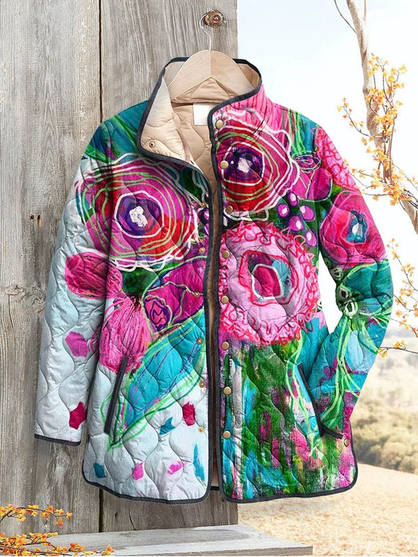 Ariana™ - Elegant Women's Jacket with Floral Pattern