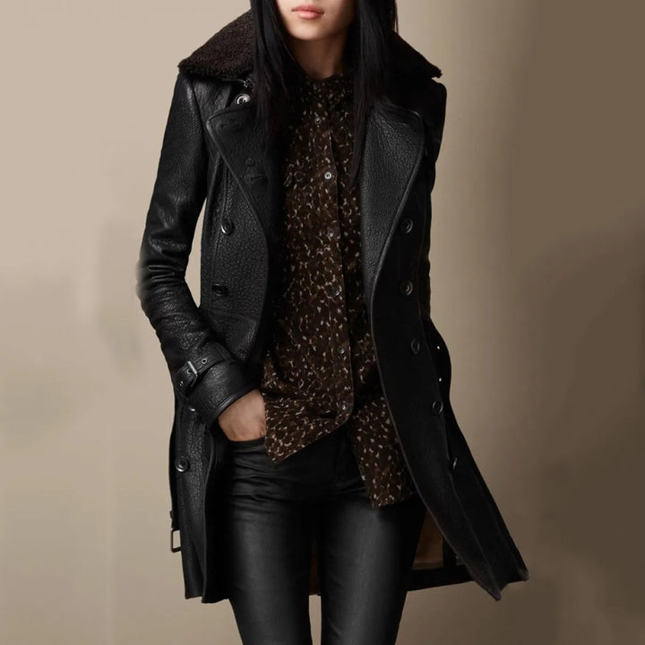 Victoria™ - Luxurious Vegan Leather Jacket