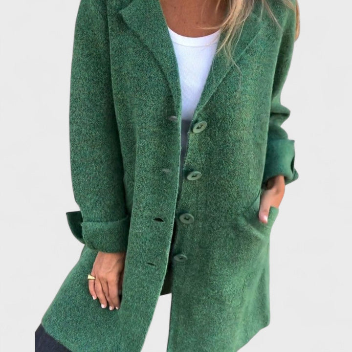 Mirel™ - Chic Lapel Long Coat