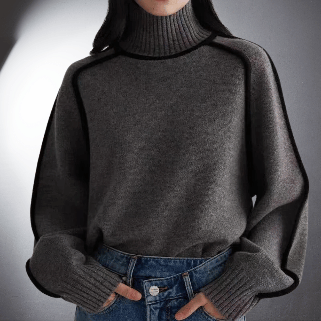 Celestia™ - Luxe Bio Turtleneck Sweater for Ultimate Comfort