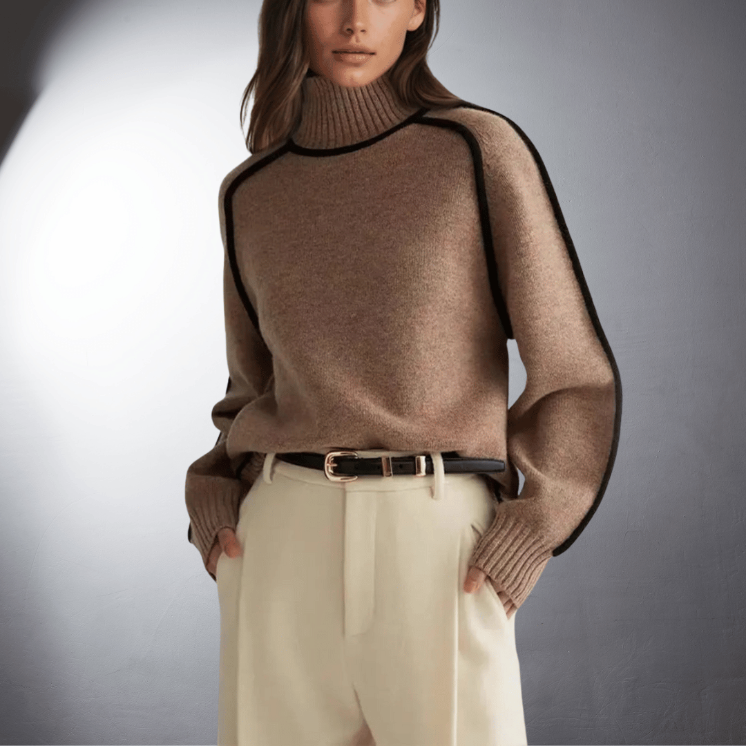 Celestia™ - Luxe Bio Turtleneck Sweater for Ultimate Comfort