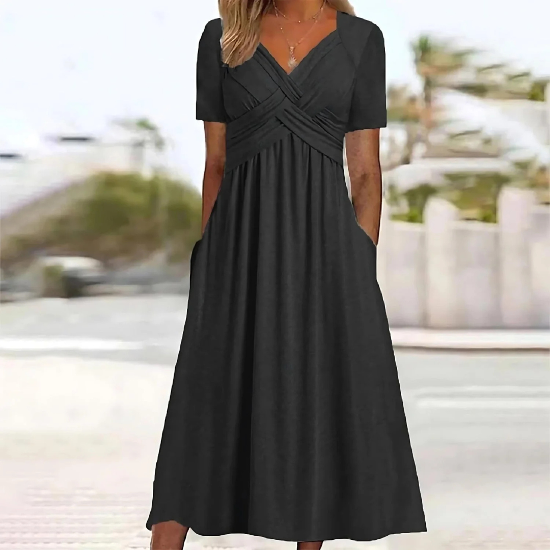 Emily™ - Chic Dress with Flattering Tummy Coverage