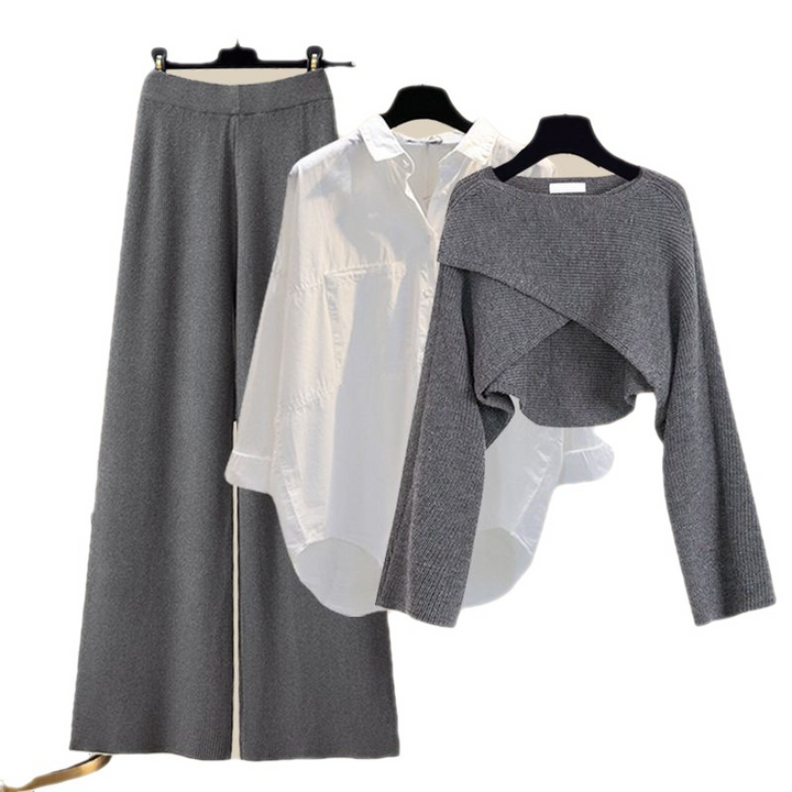 Jane™ - Relaxed 3-Piece Long Sleeve Ensemble