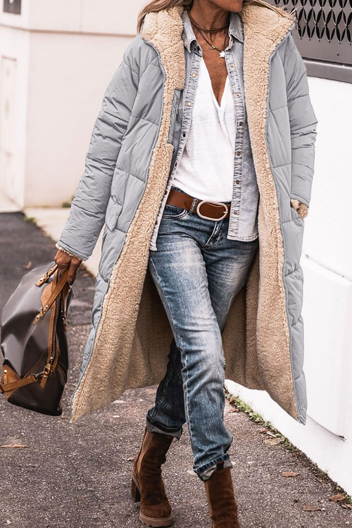 Johna™ - Deluxe Reversible Sherpa Coat