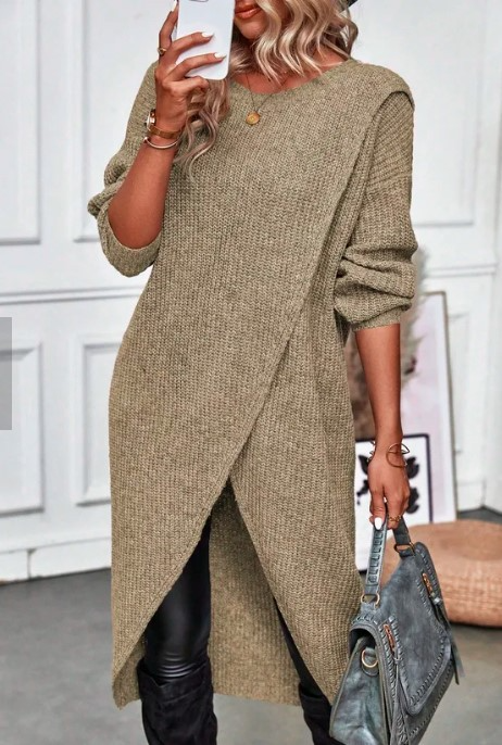 Olivia™ - Cozy Knit Maxi Dress