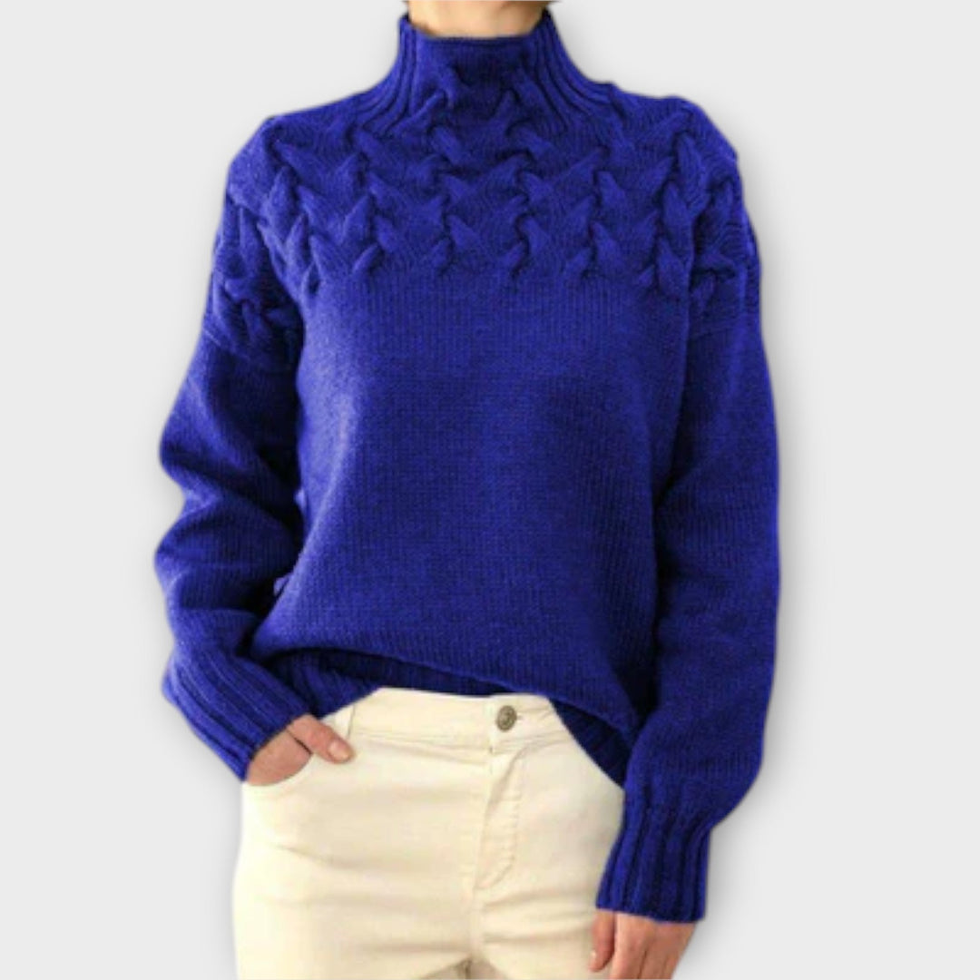 Eva™ - Cozy Chunky Cable Knit Sweater for Women