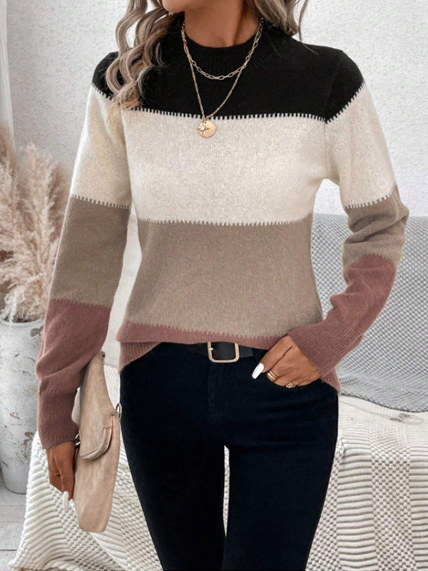 Zoey™ - Colorblock Knit Pullover