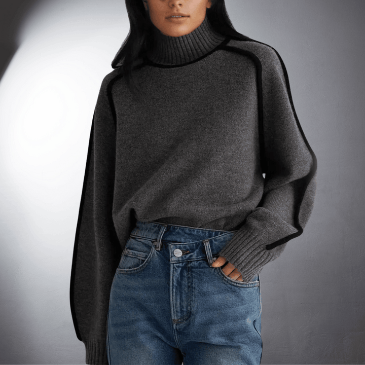 Celestia™ - Luxe Bio Turtleneck Sweater for Ultimate Comfort