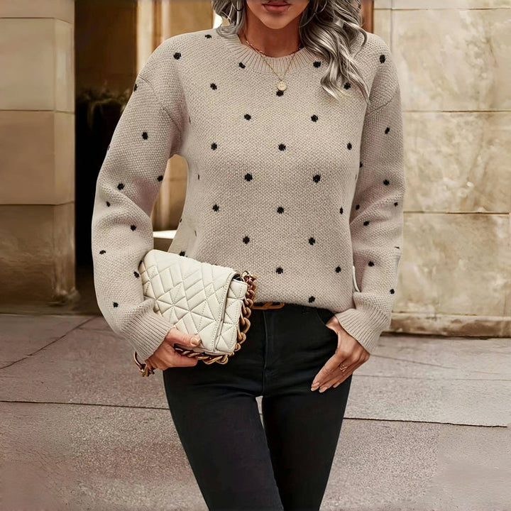 Romy™ - Snug Dot Knit Sweater