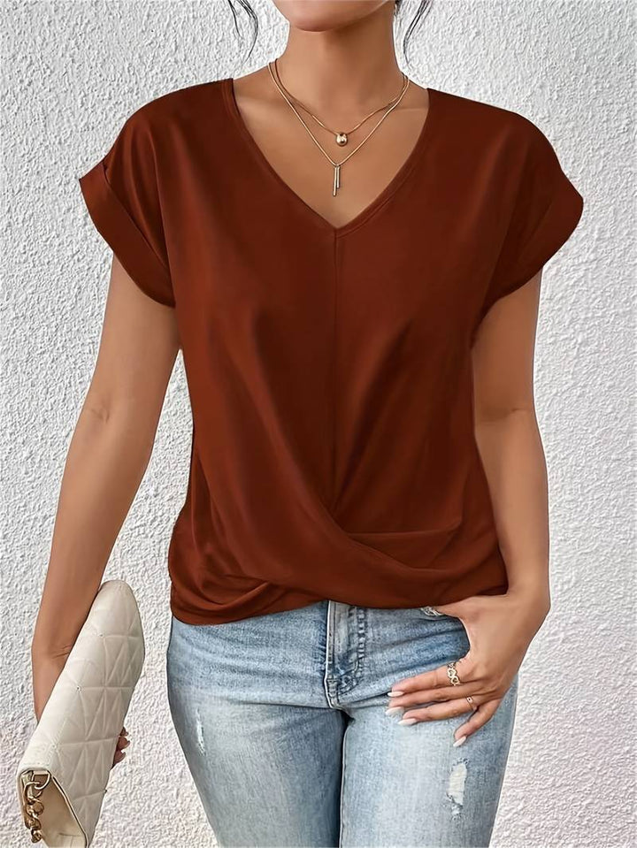 FIONA™ - Breezy Summer Short Sleeve Top