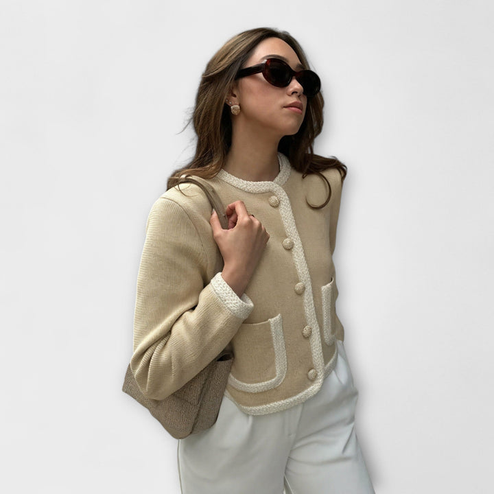 Chloe™ - Classic Cardigan with Stylish Pockets