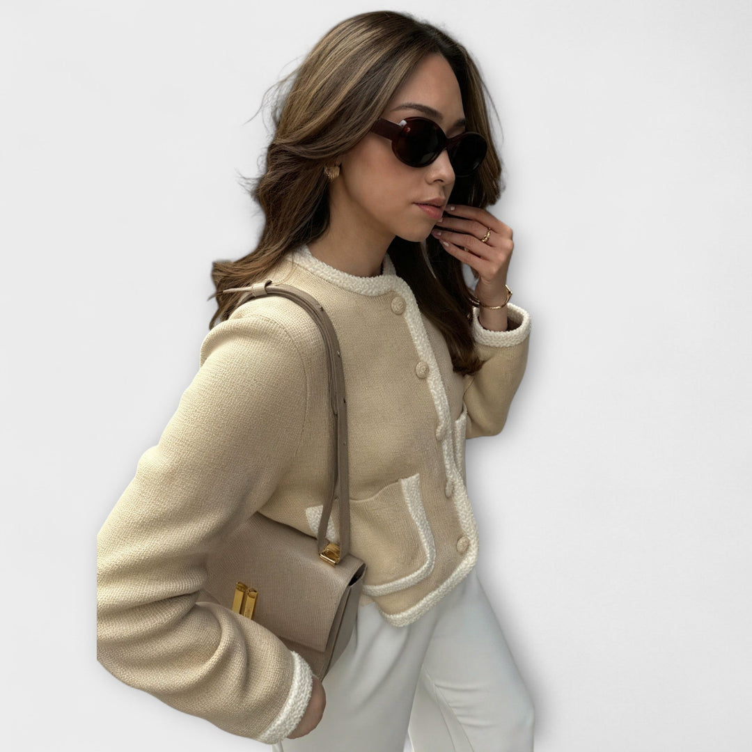 Chloe™ - Classic Cardigan with Stylish Pockets