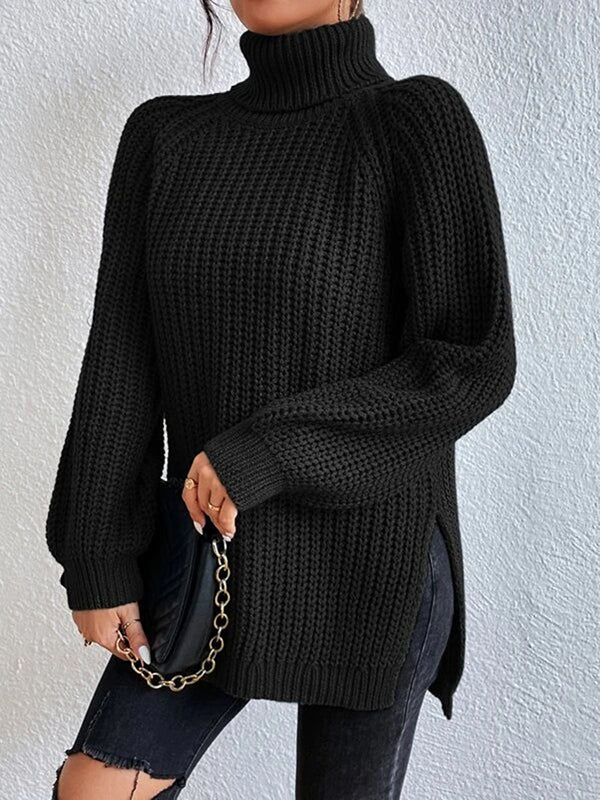 Ashlee™ - Cozy Chunky Knit Turtleneck Sweater